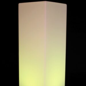 LED verlichte zuil (geel)