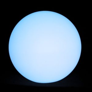 LED verlichte bol (lichtblauw)