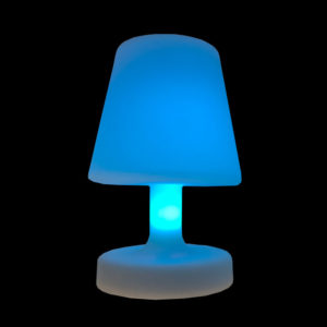 LED tafellamp blauw